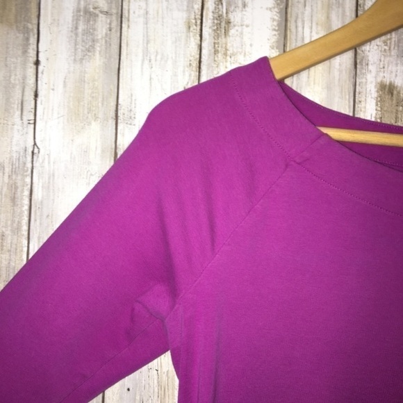 Lauren Ralph Lauren Purple Long Sleeve Blouse - Picture 3 of 4
